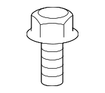 90037810001 - Body: Mount Bracket Bolt for Porsche: 911 Image