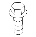 11547755 - Body: Reinforcement Bolt for Buick: Encore, Encore GX, Envision, Regal Sportback, Regal TourX | Cadillac: CT6, Escalade, Escalade ESV, LYRIQ, OPTIQ, XT4, XTS | Chevrolet: Bolt EV, Colorado, Corvette, Cruze, Equinox, Malibu, Silverado 2500 HD, Silverado 3500 HD, Spark, Suburban, Tahoe, Trailblazer, Traverse, Traverse Limited, Trax | GMC: Canyon, Hummer EV Pickup, Hummer EV SUV, Sierra 2500 HD, Sierra 3500 HD, Terrain, Yukon, Yukon XL Image