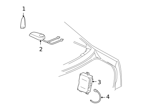 Communication System Components for 2008 Cadillac STS #0