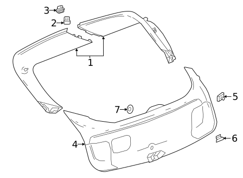 Interior Trim for 2018 Chevrolet Cruze #0
