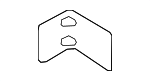 41007389466 - Body: Outer Hinge Pillar Side Bracket for Mini Image image