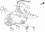 21104PS1020 - Transmission - Manual: PLATE M, OIL GUIDE for Honda Image