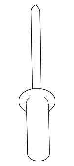 K902573209B - Body: Bumper Cover Rivet for Kia: Rio, Sephia, Spectra, Sportage Image