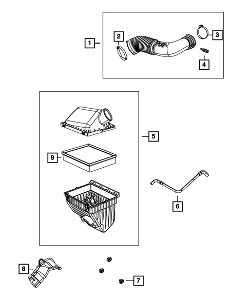 Air Cleaner for 2012 Jeep Liberty #0