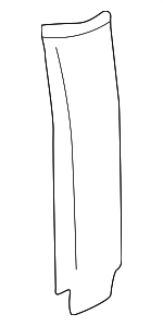 1372838 - Body: Stone Deflector for Volvo: 850, S70, V70 Image