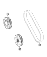 68402251AA - Transfer Case and Power Transfer Unit: Transfer Case Sprocket for Mopar Image