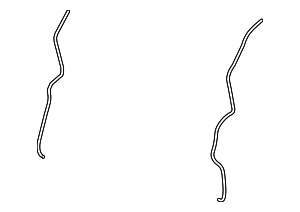 9J70031047 - : Washer Hose for Kia: Amanti, Borrego, Cadenza, Carnival, EV6, EV9, Forte, Forte Koup, Forte5, K4, K5, K900, Niro, Niro EV, Optima, Rio, Rio5, Sedona, Seltos, Sorento, Soul, Soul EV, Spectra, Spectra5, Sportage, Stinger, Telluride Image