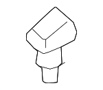 986303J000 - Body: Washer Nozzle for Kia: Borrego, Cadenza, K900, Sedona, Sorento Image