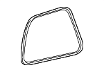 XF2Z1629905AA - Body: Weatherstrip for FORD Image