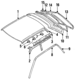 7631101E00 - : Side Rail for Nissan: Maxima Image