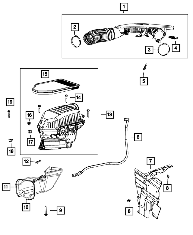 4596357AA - Fuel: Push Pin for Mopar Image