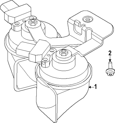 Horn for 2025 BMW 740i #0