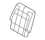 DA8Z7466600JA - Body: Seat Back Cover for Ford: Flex Image