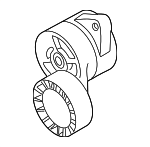 11281433571 - Maintenance &amp; Lubrication: Accessory Drive Belt Tensioner Assembly for BMW: 323Ci, 323i, 323is, 325Ci, 325i, 325xi, 328Ci, 328i, 328is, 330Ci, 330i, 330xi, 525i, 528i, 530i, M3, X5, Z3, Z4 Image