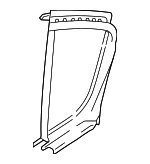 8466575KA0 - Body: Weatherstrip for Suzuki Image