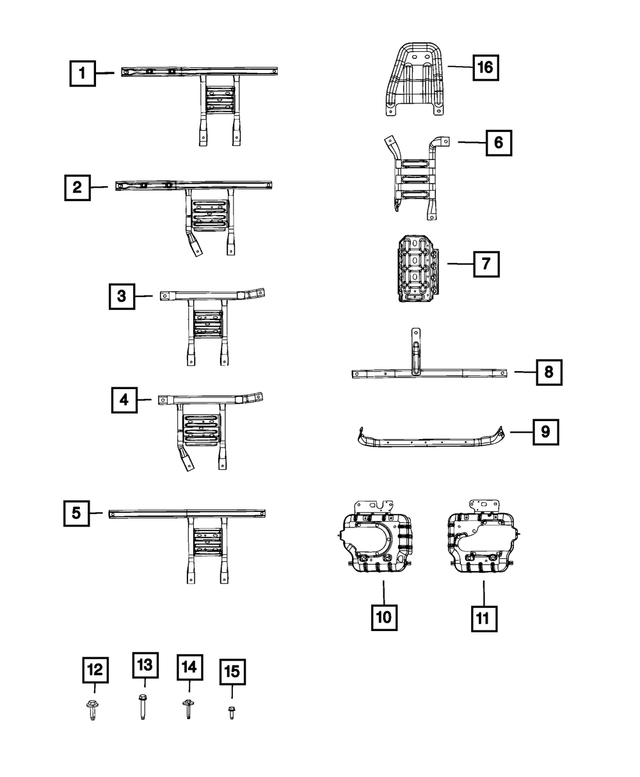 68248652AD - Frame, Bumper and Fascia: Transmission Skid Plate for Mopar Image image
