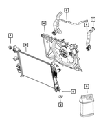 68249185AD - Cooling: Radiator Cooling Fan Module for Mopar Image