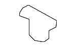 864381R000 - Body: Seal Strip Clip for Hyundai Image