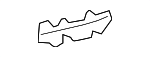 86513B1500 - Body: Side Retainer for Hyundai Image