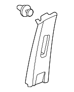 84111S5A003ZB - Body: Upper Center Pillar Trim for Honda: Civic Image