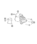 6101986 - Electrical: Hex Head Screw And Washer for Mopar Image