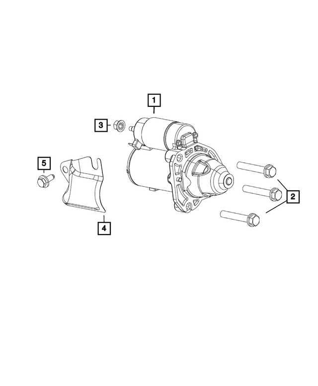 6101986 - Electrical: Hex Head Screw And Washer for Mopar Image image