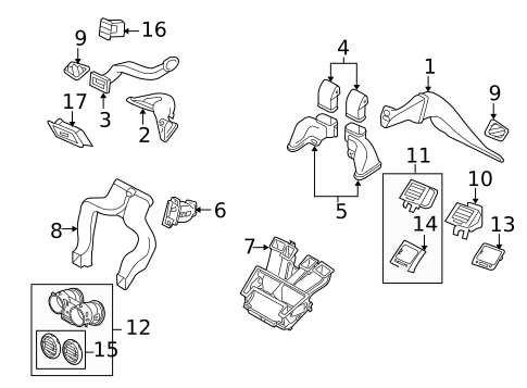 Ducts for 2010 Land Rover Range Rover Sport #0