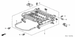 81195S5A000ZD - Interior/Bumper: COVER, RR. FOOT (OUTER) *YR239L* (IVORY) for Honda Image