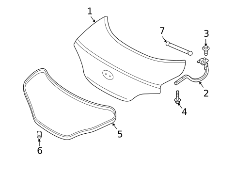 Trunk for 2010 Hyundai Genesis Coupe #0