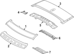 LR179603 - : Header Reinforced for Land-Rover Image