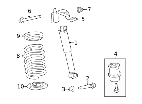 Shocks & Struts for 2006 Lincoln Zephyr #1