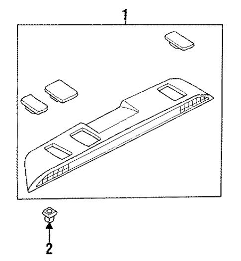 High Mount Lamps for 1995 Nissan Pathfinder #0