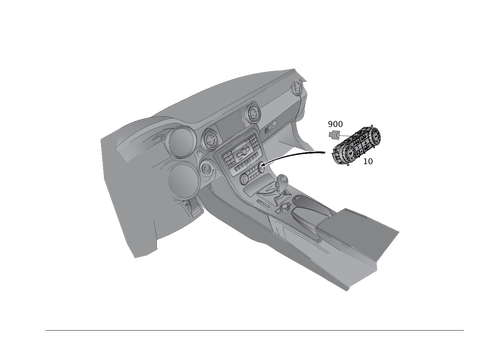 Operating Unit for 2008 Mercedes-Benz SLK 55 AMG&reg; #0