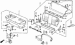 934010601200 - Interior/Bumper: BOLT-WASHER (6X12) for Honda Image