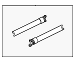 HC2Z4602B - Universals &amp; Rear Axle: Drive Shaft for Ford: E-350 Super Duty, E-450 Super Duty Image