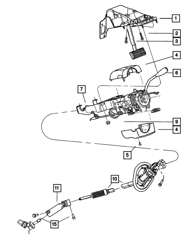 6507599AA - Steering: Hex Head Bolt for Mopar Image