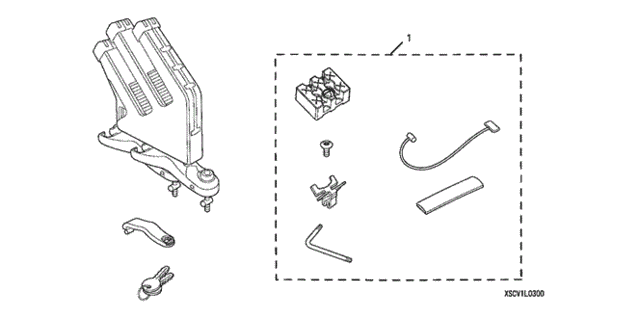 Snowboard Attachment for 2010 Honda CR-V #0