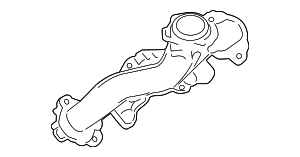 9A725303300 - Exhaust: Exhaust Manifold for Porsche Image