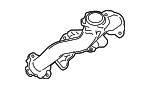 9A725303300 - Exhaust: Exhaust Manifold for Porsche: Cayenne, Panamera Image
