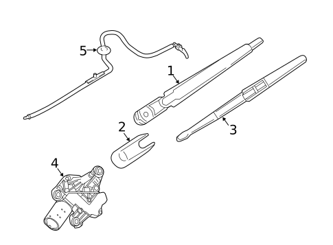 Wiper & Washer Components for 2020 BMW i3 #1