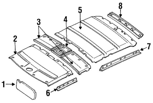 7390141G00 - : Headliner for Nissan Image