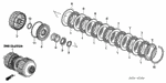 22545RJB003 - Transmission - Automatic: DISK, CLUTCH for Honda Image
