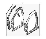 711114D011 - Body: Aperture Panel for Kia: Sedona Image