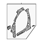 712104D010 - Body: Aperture Panel for Kia: Sedona Image