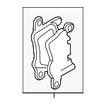 971698451L - Brakes: Brake Pads for Porsche Image
