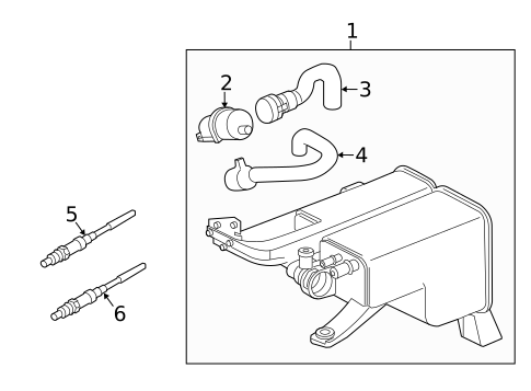 Emission Components for 2011 Volkswagen Touareg #0
