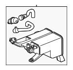 7P0201801G - Emission System: Vapor Canister for Volkswagen: Touareg Image