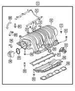 5037510AK - 6.1L Gas; Engine: Intake Manifold for Mopar Image