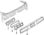 5971191 - Electrical: Bezel Gasket for GM Image