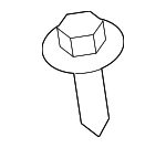 BYP500170 - Cooling System: Reservoir Tank Screw for Land Rover: Defender 110, Defender 130, Defender 90, Discovery, Freelander, Range Rover, Range Rover Sport Image